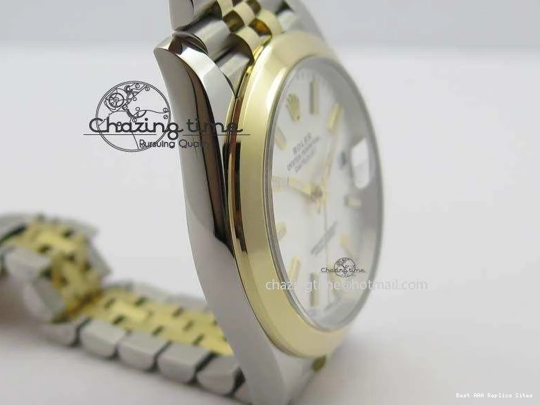 Best AAA Replica Sites On Dial Noob Silver Jubilee YG 126303 A 41mm Wrapped 1:1 Compact SS YG 3764 Bracelet Best Edition DateJust 0116